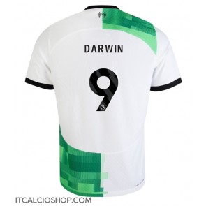 Liverpool Darwin Nunez #9 Seconda Maglia 2023-24 Manica Corta
